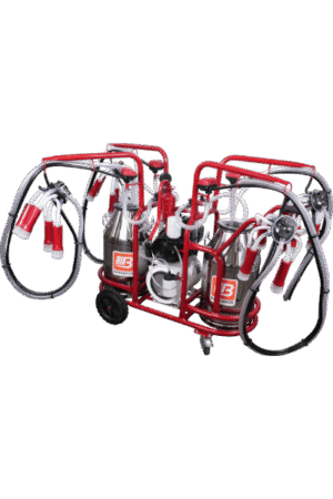 Dörtlü Sağım Çift Güğüm İnek Sağım Makinesi (Ahtapot Model)