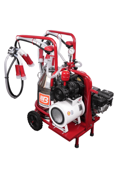 Çift Sağım Tek Güğüm İnek Sağım Makinesi (Benzin-Elektrik)